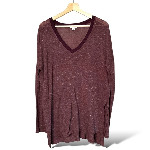 ARITZIA Wilfred Sherbrooke Asymetrical Slouchy Oversize Long Sleeve Sweater Sz L - Picture 3 of 9